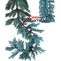 Гірлянда "Роял" з литої блакитної хвої L-2м